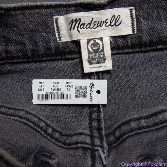 NEW Madewell The Perfect‎ Vintage Jean in Cosner Wash: Knee-Rip, 24 - Picture 11 of 16